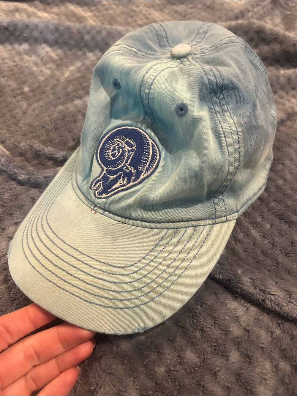 NFL Reebok Retro Sport LA Rams Baseball Cap Hat SzL XL